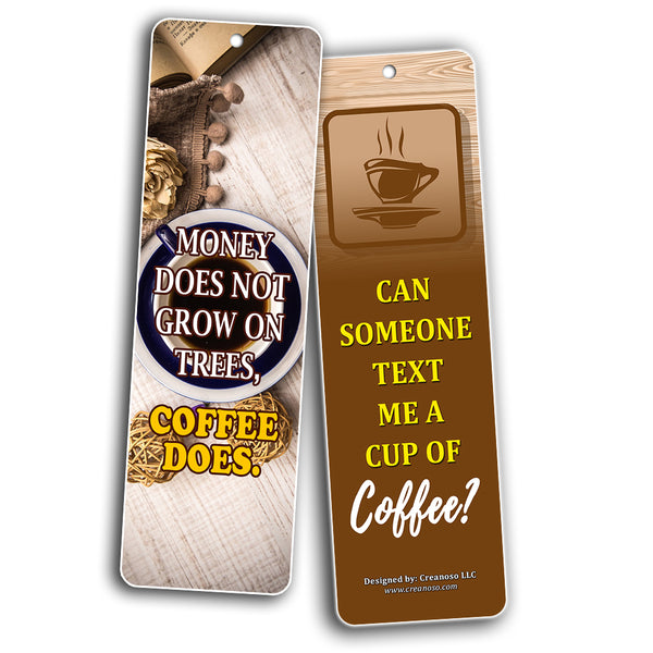 Creanoso Inspiring Inspirational Coffee Series III Bookmark Gifts (60-Pack) ÃƒÆ’Ã‚Â¢ÃƒÂ¢Ã¢â‚¬Å¡Ã‚Â¬ÃƒÂ¢Ã¢â€šÂ¬Ã…â€œ Six Assorted Quality Bookmarks Bulk Set ÃƒÆ’Ã‚Â¢ÃƒÂ¢Ã¢â‚¬Å¡Ã‚Â¬ÃƒÂ¢Ã¢â€šÂ¬Ã…â€œ Premium Gift for Men, Women, Adult, Seniors