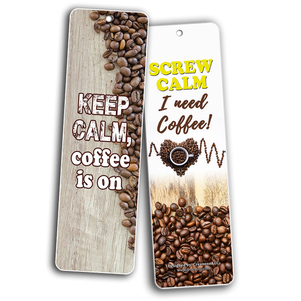 Creanoso Inspiring Inspirational Coffee Series III Bookmark Gifts (60-Pack) ÃƒÆ’Ã‚Â¢ÃƒÂ¢Ã¢â‚¬Å¡Ã‚Â¬ÃƒÂ¢Ã¢â€šÂ¬Ã…â€œ Six Assorted Quality Bookmarks Bulk Set ÃƒÆ’Ã‚Â¢ÃƒÂ¢Ã¢â‚¬Å¡Ã‚Â¬ÃƒÂ¢Ã¢â€šÂ¬Ã…â€œ Premium Gift for Men, Women, Adult, Seniors