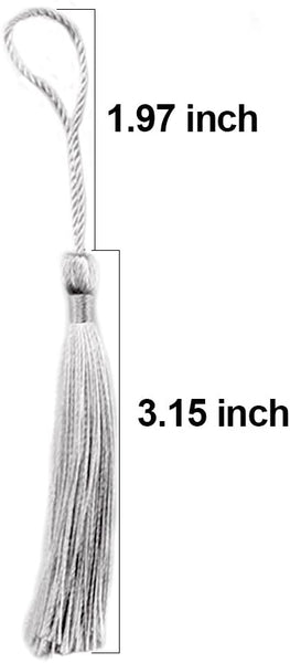 Creanoso Bookmark Tassels Maroon Wine Red (100-Pack)- Anti-Wrinkled Treatment - for Bookmarks, Jewelry Making, Souvenir, Party Favors, Wedding, Gift Tags, Decor, Art and Craft Project