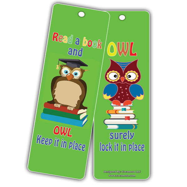 Creanoso Funny Reading Time Inspirational Bookmarks for Kids (60-Pack) ÃƒÆ’Ã‚Â¢ÃƒÂ¢Ã¢â‚¬Å¡Ã‚Â¬ÃƒÂ¢Ã¢â€šÂ¬Ã…â€œ Good Reading Habits Inspiring Bookmarker Cards for Kid Boys Girls Teen ÃƒÆ’Ã‚Â¢ÃƒÂ¢Ã¢â‚¬Å¡Ã‚Â¬ÃƒÂ¢Ã¢â€šÂ¬Ã…â€œ Classroom Home School Teacher Inc