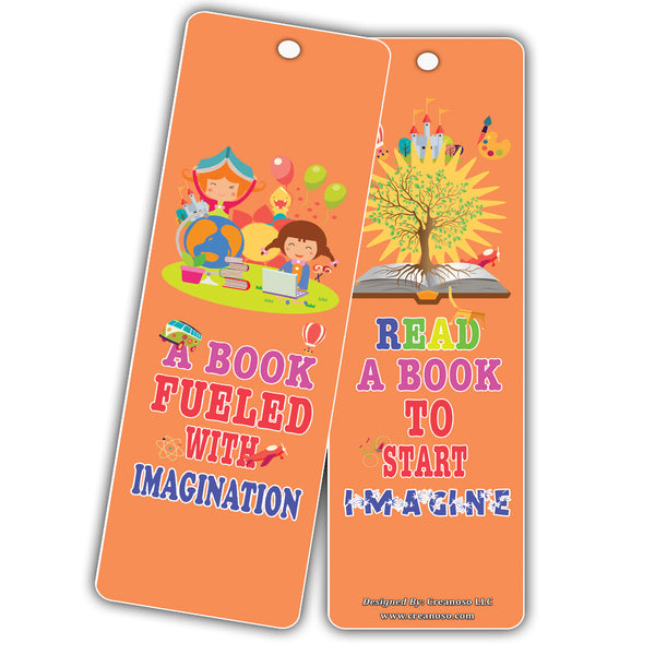 Creanoso Funny Reading Time Inspirational Bookmarks for Kids (60-Pack) ÃƒÆ’Ã‚Â¢ÃƒÂ¢Ã¢â‚¬Å¡Ã‚Â¬ÃƒÂ¢Ã¢â€šÂ¬Ã…â€œ Good Reading Habits Inspiring Bookmarker Cards for Kid Boys Girls Teen ÃƒÆ’Ã‚Â¢ÃƒÂ¢Ã¢â‚¬Å¡Ã‚Â¬ÃƒÂ¢Ã¢â€šÂ¬Ã…â€œ Classroom Home School Teacher Inc