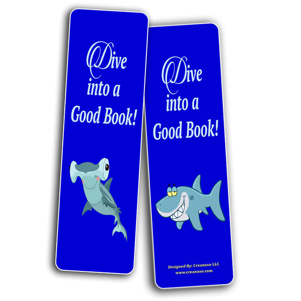 Creanoso Motivational Cute Bookmarks Cards for Kids (60-Pack) - Excellent Favors Rewards Gifts
