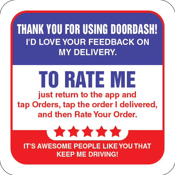 Bag Seal Delivery Stickers 2" Round 20-Sheet (300 Stickers)