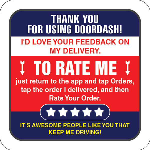 Bag Seal Delivery Stickers 2" Round 20-Sheet (300 Stickers)