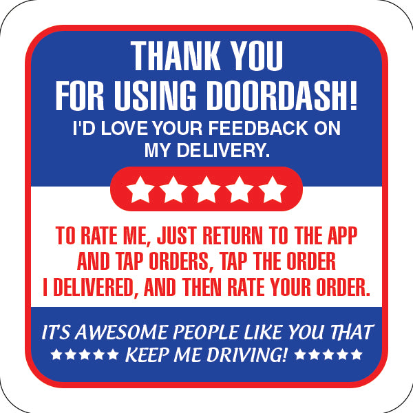 Bag Seal Delivery Stickers 2" Round 20-Sheet (300 Stickers)