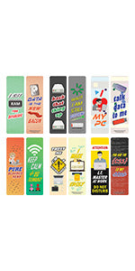 Creanoso Techie Sayings Technology Bookmarks (30-Pack) â€“ Awesome Bookmarks for Geeks, Nerds, Tech Lovers â€“ Unique Book Reading Page Binders â€“ Stocking Stuffers Gifts Rewards Token Ideas