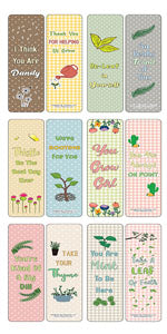 Inspiring Plant Puns Bookmarks (12-Pack)
