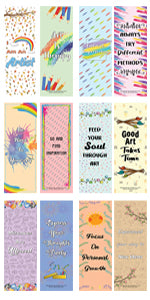 Motivational Bookmarks for Creatives (12-Packs)