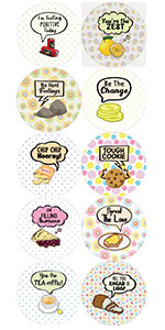 Creanoso Creanoso Inspiring Puns Pinbuttons (10-Pack) - Stocking Stuffers Premium Quality Gift Ideas for Children, Teens, & Adults - Corporate Giveaways & Party Favors