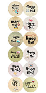 Happy Mail Stickers (20-Sheet)