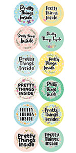 Pretty Things Inside Stickers (20-Sheet)
