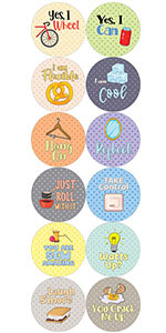 Inspiring Puns Stickers (20-Sheet)