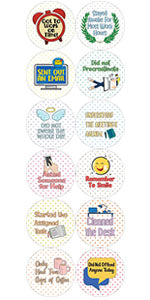 Creanoso Work Merit Rewards Stickers (5-Sheet) - Stocking Stuffers Premium Quality Gift Ideas for Children, Teens, & Adults - Corporate Giveaways & Party Favors