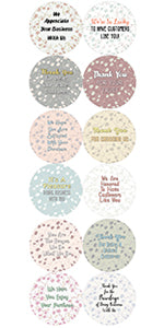Creanoso Small Business Appreciation Stickers (5-Sheet) - Stocking Stuffers Premium Quality Gift Ideas for Children, Teens, & Adults - Corporate Giveaways & Party Favors