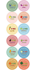 Creanoso Pregnancy Tracker Stickers (10-Set) - Reward Incentives for Husband and Wives - Stocking Stuffers Party Favors & Giveaways for Mothers & Adults