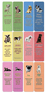 Creanoso Dog Breeds and Characteristics Bookmarks - Premium Gift Set