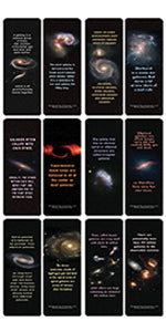 Creanoso Interesting Facts About Galaxies Bookmarks -Ãƒâ€šÃ‚Â Knowledgeable and Amusing Gift cards
