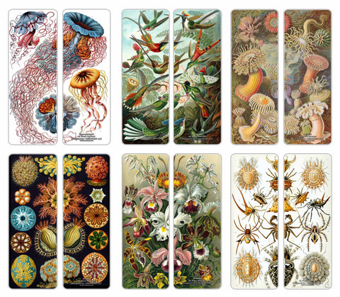 Creanoso Ernst Haeckel Bookmarks - Ecology Biological Illustrations Art Science