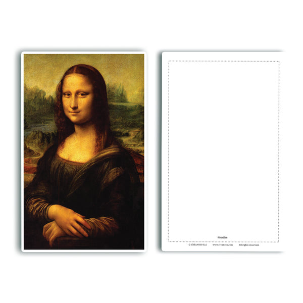 Creanoso Famous Art Paintings Postcards Cards (60 Pack)- Pablo Picasso, Gustav Klimt, Wassily Kandinsky, Leonardo da Vinci, Paul Klee, Katsushika Hokusai Painting Prints Decor Gifts