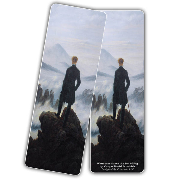 Creanoso Famous Classic Arts Series 2 Bookmarks (60-Pack) - Van Gogh, Leonardo Da Vinci, Edvard Munch, Johannes Vermeer, Caspar David Friedrich, Wassily Kandinsky ÃƒÆ’Ã‚Â¢ÃƒÂ¢Ã¢â‚¬Å¡Ã‚Â¬ÃƒÂ¢Ã¢â€šÂ¬Ã…â€œ Wall Decor Art Bookmarkers