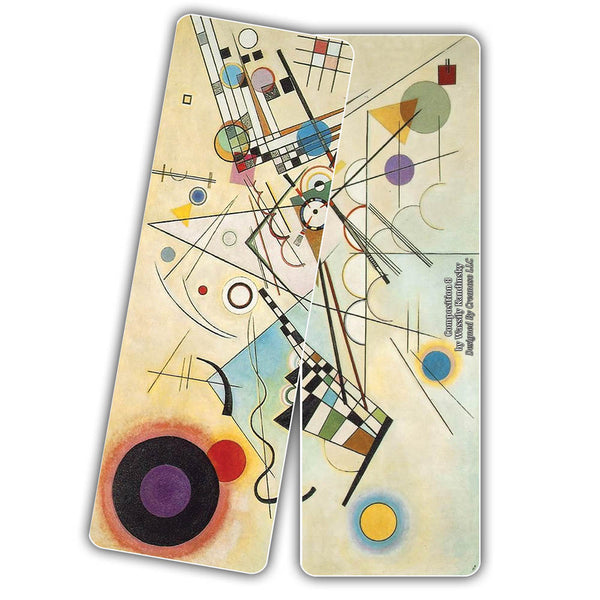 Creanoso Famous Classic Arts Series 2 Bookmarks (60-Pack) - Van Gogh, Leonardo Da Vinci, Edvard Munch, Johannes Vermeer, Caspar David Friedrich, Wassily Kandinsky ÃƒÆ’Ã‚Â¢ÃƒÂ¢Ã¢â‚¬Å¡Ã‚Â¬ÃƒÂ¢Ã¢â€šÂ¬Ã…â€œ Wall Decor Art Bookmarkers