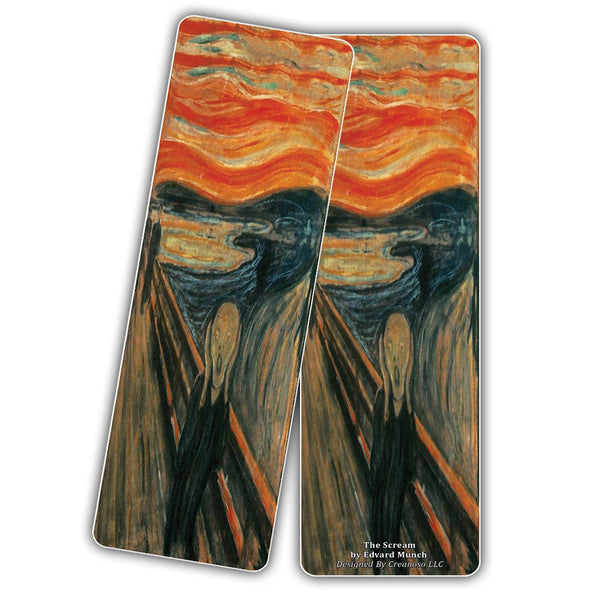Creanoso Famous Classic Arts Series 2 Bookmarks (60-Pack) - Van Gogh, Leonardo Da Vinci, Edvard Munch, Johannes Vermeer, Caspar David Friedrich, Wassily Kandinsky ÃƒÆ’Ã‚Â¢ÃƒÂ¢Ã¢â‚¬Å¡Ã‚Â¬ÃƒÂ¢Ã¢â€šÂ¬Ã…â€œ Wall Decor Art Bookmarkers