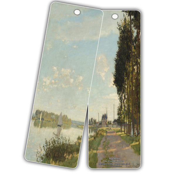 Creanoso Famous Classic Art Series 5 Bookmarks - Great Bookmark Set for Men, Women, Teens, Artists