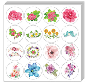 Creanoso Flower Stickers Ã¢â‚¬â€œ Elegant Design Flower Wall Stickies Ã¢â‚¬â€œ Assorted Set