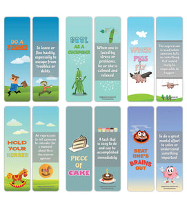 Creanoso Fun Idiomatic Expressions Bookmarkers for Kids (60-Pack) ÃƒÆ’Ã‚Â¢ÃƒÂ¢Ã¢â‚¬Å¡Ã‚Â¬ÃƒÂ¢Ã¢â€šÂ¬Ã…â€œ Fun Learning Assorted Set ÃƒÆ’Ã‚Â¢ÃƒÂ¢Ã¢â‚¬Å¡Ã‚Â¬ÃƒÂ¢Ã¢â€šÂ¬Ã…â€œ Premium Gift Stocking Stuffers for Boys, Girls, Young Readers