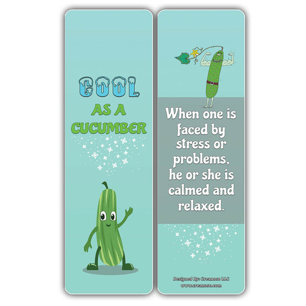 Creanoso Funny Idioms Bookmarks for Kids ÃƒÂ¢Ã¢â€šÂ¬Ã¢â‚¬Å“ Premium Gift Set Book Clippers