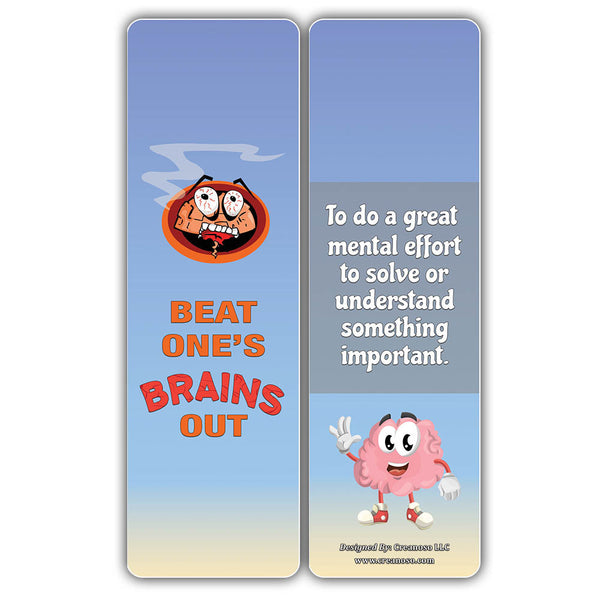 Creanoso Funny Idioms Bookmarks for Kids ÃƒÂ¢Ã¢â€šÂ¬Ã¢â‚¬Å“ Premium Gift Set Book Clippers