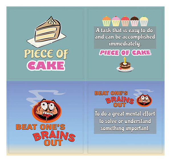 Creanoso Funny Idioms Stickers for Kids Ã¢â‚¬â€œ Funny Idiomatic Expressions Sticker Set