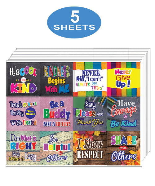 Creanoso Inspirational Good Character Motivational Stickers Ã¢â‚¬â€œ Gift Rewards Ideas Ã¢â‚¬â€œ Awesome Sticker Set
