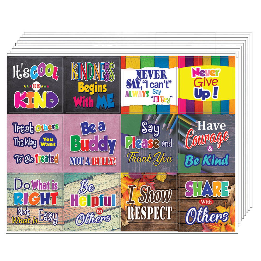 Creanoso Inspirational Good Character Motivational Stickers Ã¢â‚¬â€œ Gift Rewards Ideas Ã¢â‚¬â€œ Awesome Sticker Set