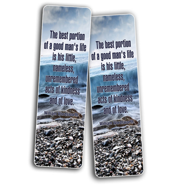 Creanoso Inspiring Positive Mindset Bookmark (30-Pack) Awesome Inspirational Bookmarks for Men, Women, Teens