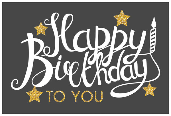 Creanoso Happy Birthday Greeting Cards - Premium Gift Card Set Tokens for Birthday Events