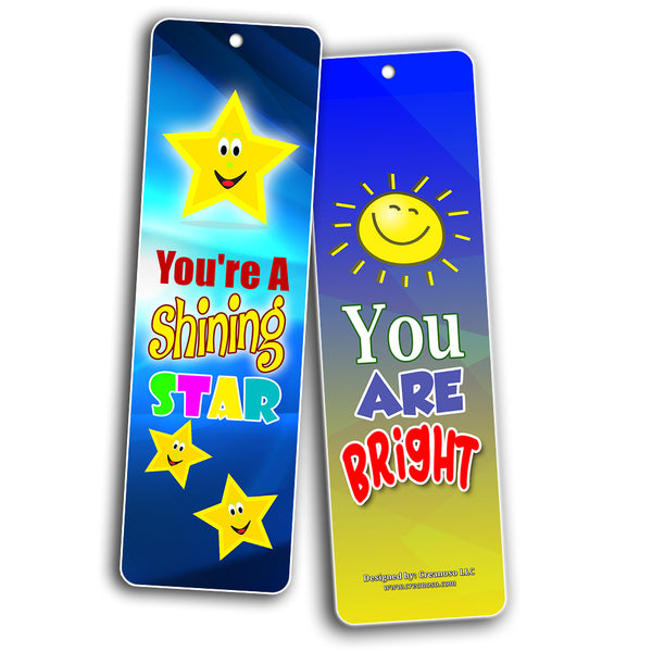 Creanoso Colorful Inspirational and Motivational Quotes Bookmarks ÃƒÂ¢Ã¢â€šÂ¬Ã¢â‚¬Å“ Premium Gift Set for Kids