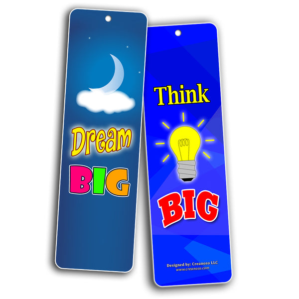 Creanoso Colorful Inspirational and Motivational Quotes Bookmarks ÃƒÂ¢Ã¢â€šÂ¬Ã¢â‚¬Å“ Premium Gift Set for Kids