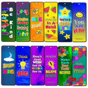Creanoso Colorful Inspirational and Motivational Quotes Bookmarks ÃƒÂ¢Ã¢â€šÂ¬Ã¢â‚¬Å“ Premium Gift Set for Kids