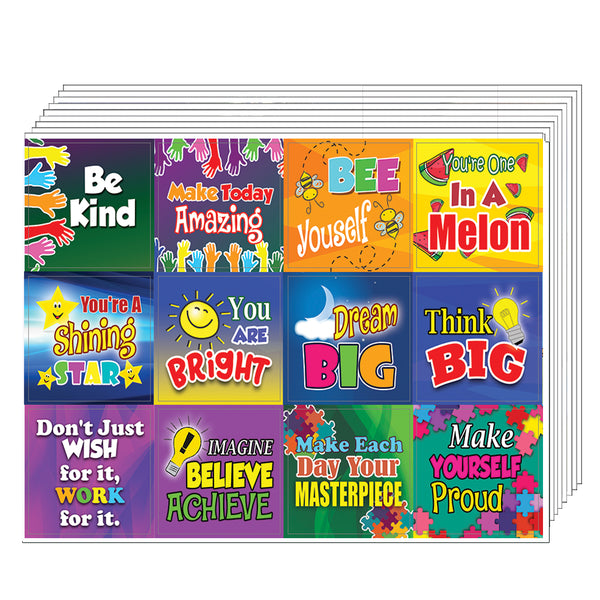 Positive Encouragement Stickers for Kids