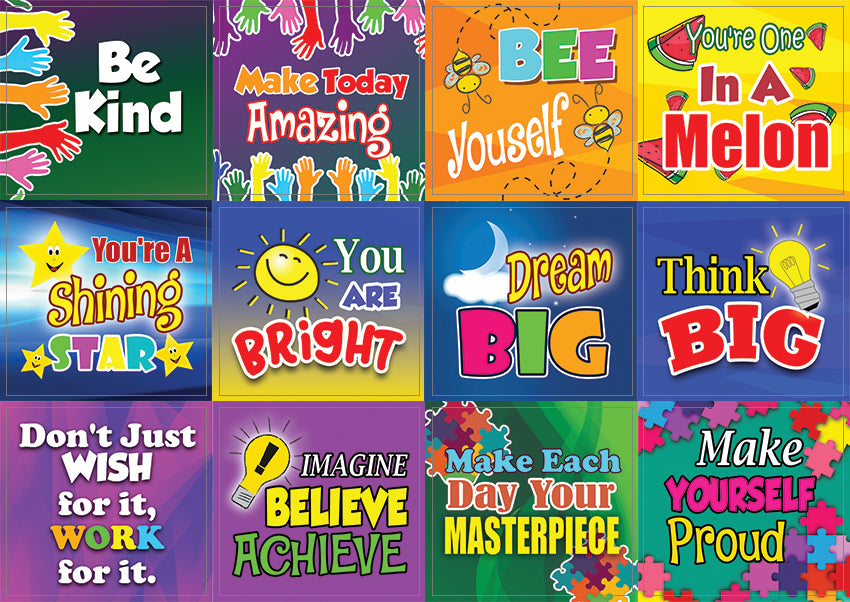 Positive Encouragement Stickers for Kids