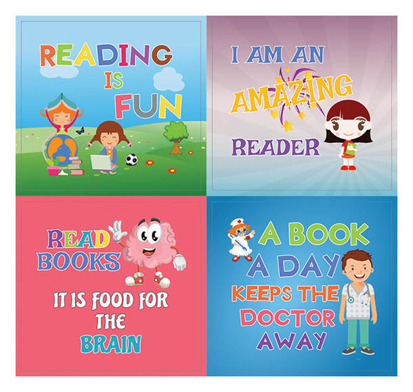 Creanoso Colorful Kids Reading Stickers Ã¢â‚¬â€œ Premium Gift Set Reward Ideas