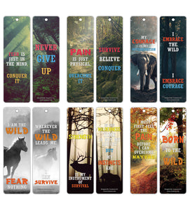 Creanoso Inspiring Nature Survival Quotes Bookmarks ÃƒÂ¢Ã¢â€šÂ¬Ã¢â‚¬Å“ Powerful Sayings About Surviving in the Wild