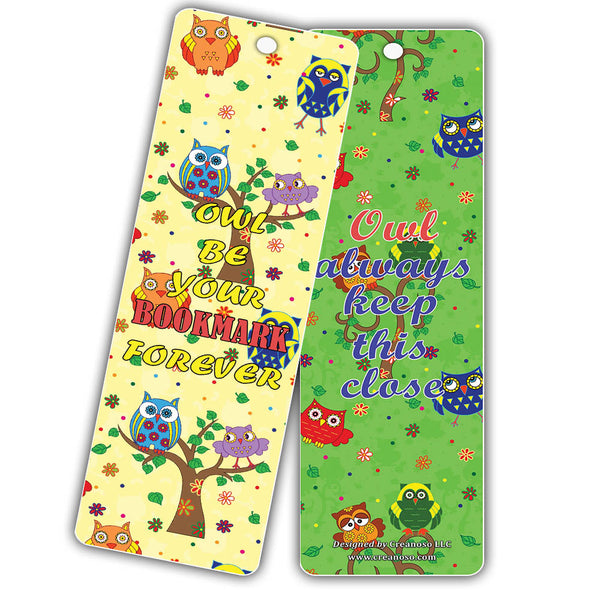 Owl Bookmarks for Kids (30-Pack) ÃƒÂ¢Ã¢â€šÂ¬Ã¢â‚¬Å“ Inspiring Sayings for Productive Book Reading ÃƒÂ¢Ã¢â€šÂ¬Ã¢â‚¬Å“ Premium Quality Bookmarker Card Set ÃƒÂ¢Ã¢â€šÂ¬Ã¢â‚¬Å“ Stocking Stuffers Gifts for Young Readers