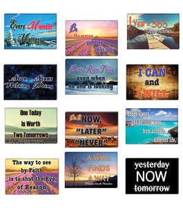Creanoso Inspiring Wisdom Positive Thinking Mindset Postcards Ã¢â‚¬â€œ Greeting Cards Collection Set