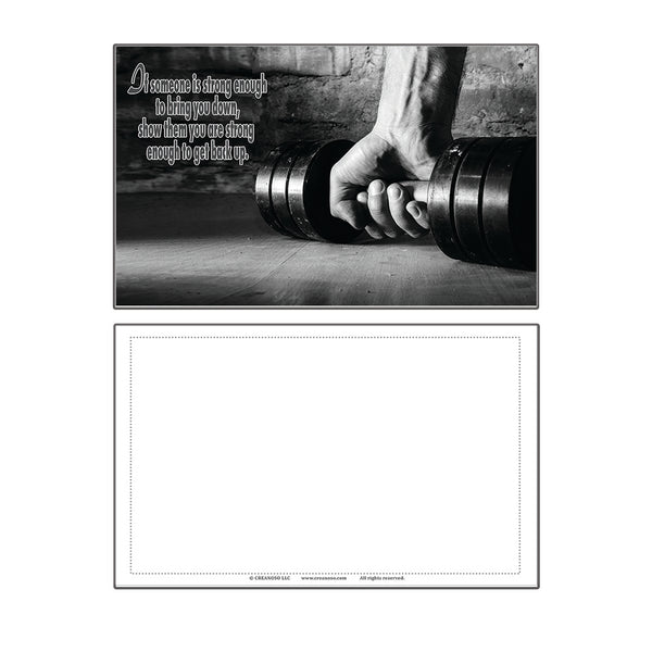 Assorted Inspirational Stay Strong Success Quotes Postcards - CNSPC1003 and CNSPC1004 (24-Pack)