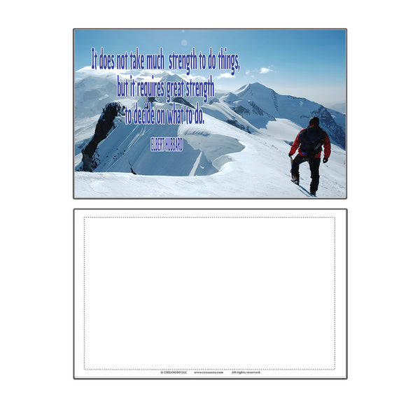 Assorted Inspirational Stay Strong Success Quotes Postcards - CNSPC1003 and CNSPC1004 (24-Pack)