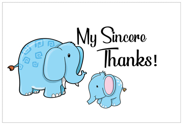 Creanoso Thank You Cards Ã¢â‚¬â€œ Cute Animal Theme Design (12-Pack) Ã¢â‚¬â€œ Bulk Note Cards for Special Events