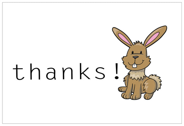 Creanoso Assorted Thank You Cards Pack (30-Pack) Ã¢â‚¬â€œ Bulk Cardstock Cute Animal Themed Card Set