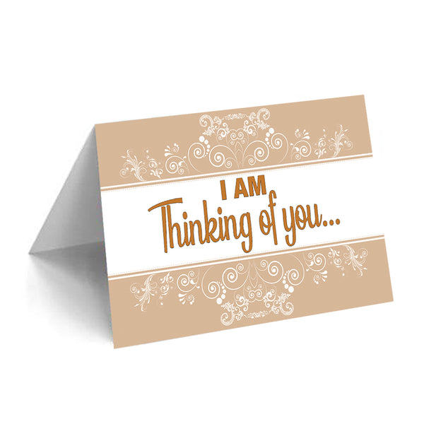 Creanoso Assorted Greeting Cards Ã¢â‚¬â€œ Thinking of You Card Pack - Card Stock Flip Style Card Set